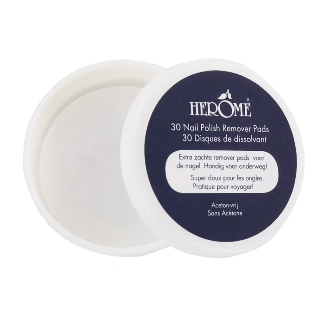 Nagellak Remover<Herome Nagellak Remover Pads Caring zonder Aceton 30 stuks