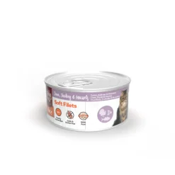 Hot Blik Zachte Filets Tonijn & Kalkoen & Mossel 70 gr Kattenvoer