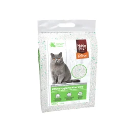 Kattenbakvulling<HobbyFirst Feline White Hygiëne Aloe Vera 12 liter