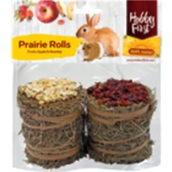 Snacks<HobbyFirst Hope Farms Prairie Rolls Appel & Rozenbottel 200 gr