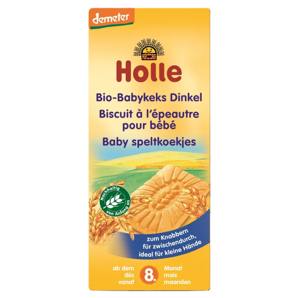 Baby & Peutervoeding<Holle Baby Speltkoekjes Bio 150 gr