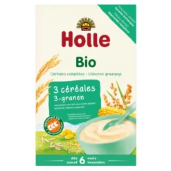 Baby & Peutervoeding<Holle Bio Volkoren Graanpap 3 -Granen 250 gr