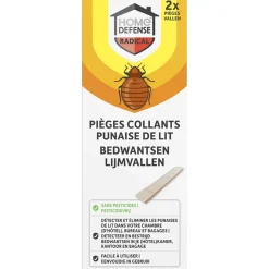 Bedwantsen Lijmvallen 2 stuks^Home Defense Hot