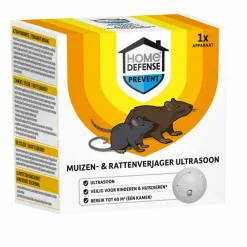 Ongediertebestrijding<Home Defense Muizen- en Rattenverjager 60 m2 Ultrasoon