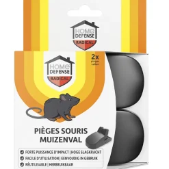 New Muizenval Kunststof 2 stuks Ongediertebestrijding