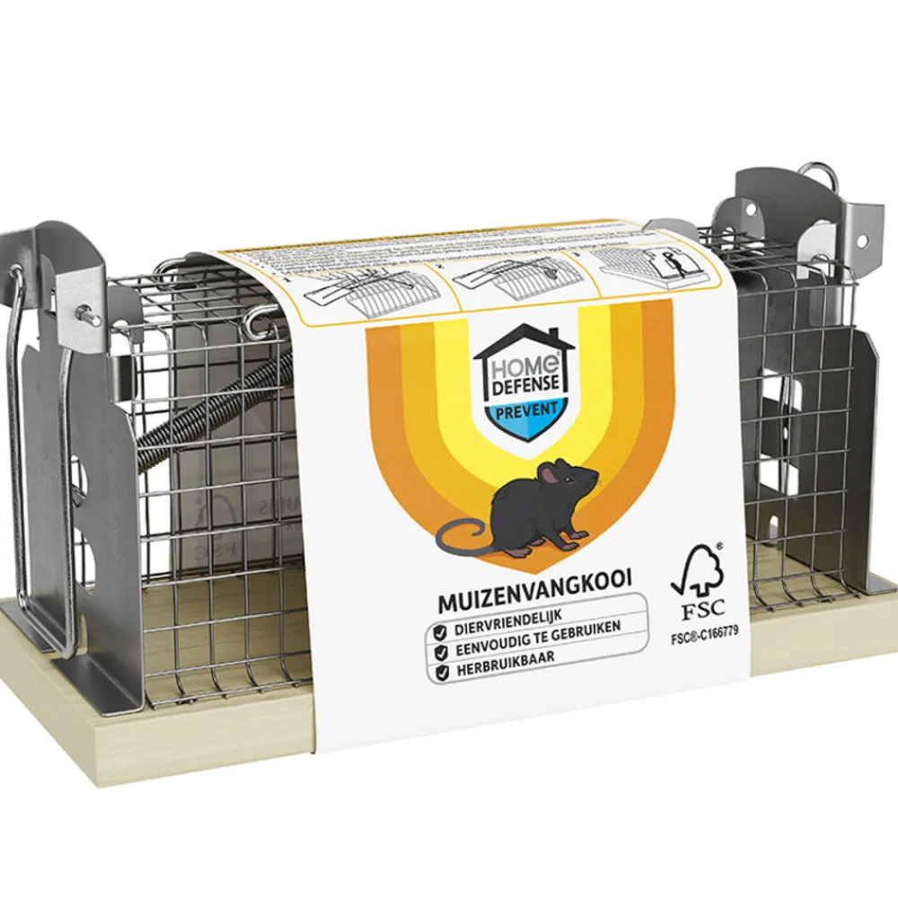 Muizenvangkooi Hout^Home Defense