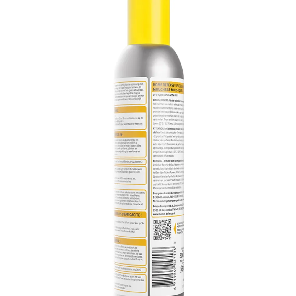 Ongediertebestrijding<Home Defense Vliegen & Muggen Spray Pesticidevrij 300 ml