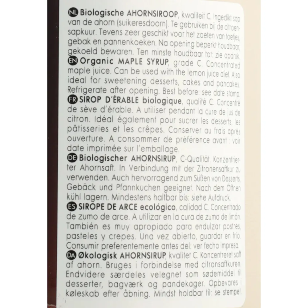 Ahornsiroop C-Graad Bio 950 ml^Horizon Best