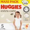 Luiers<Huggies Extra Care Luiers Maat 5 (11 - 25 kg) 66 stuks