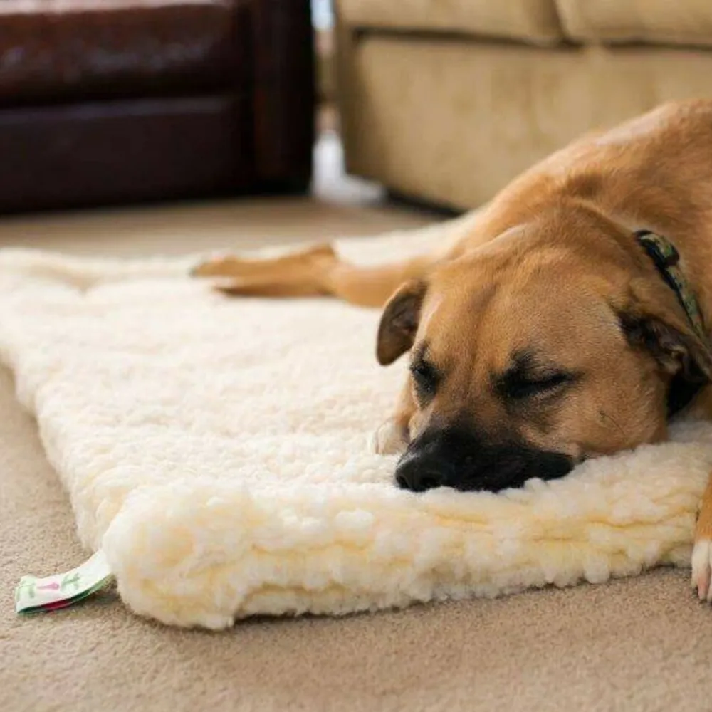 Manden & Dekens<HuggleHounds Hondenmat Natural Large 71 x 108 cm