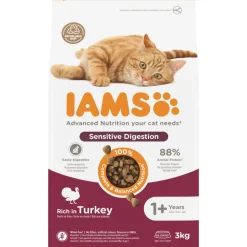 Cat adult Sensitive Digestion Turkey 3 kg^IAMS Discount