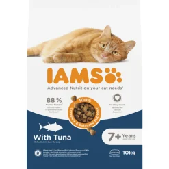 Cat Senior 7+ Kattenvoer Tuna 10 kg^IAMS Hot
