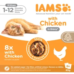 Delights Kitten Gravy Multipack Kip 8 x 85 gr^IAMS Clearance