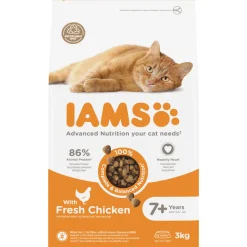 Kattenvoer<IAMS Kat Senior Kip 3 kg