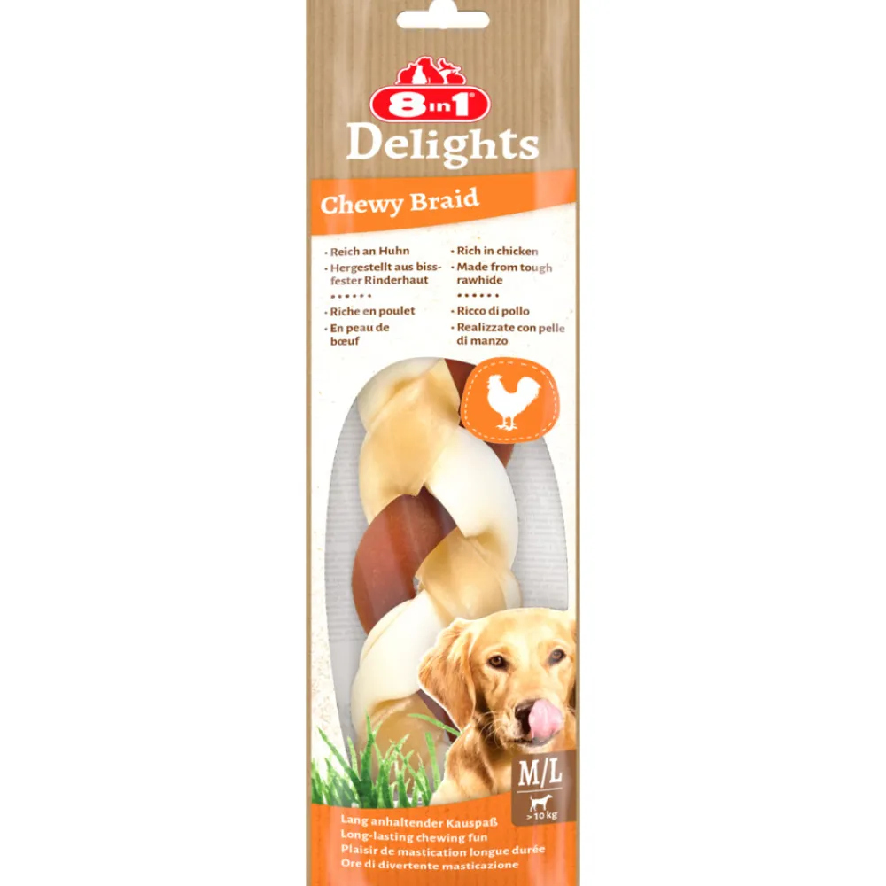 Delights Chewy Braid M/L 80 gr^8in1 Outlet