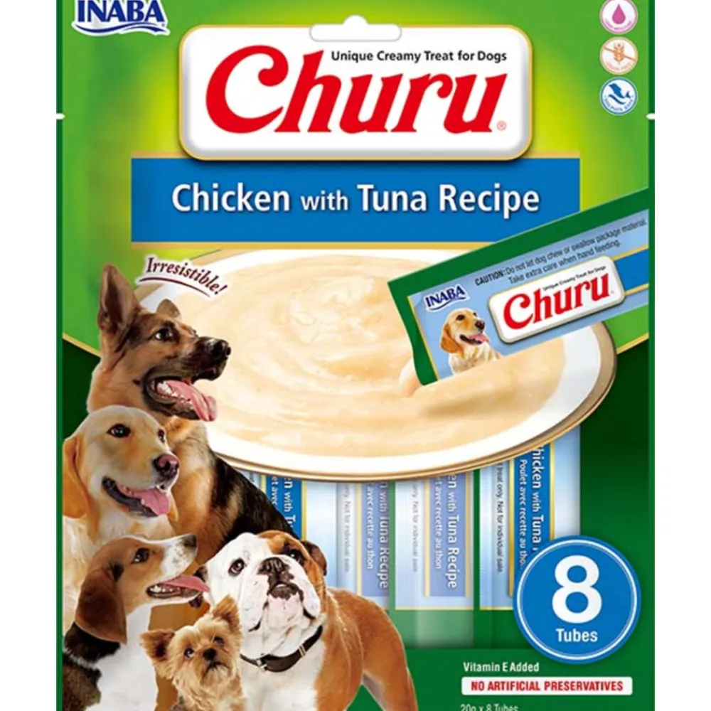 Churu Hondensnack Chicken & Tuna 8 x 20 gr^Inaba Online