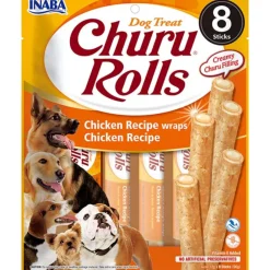 Snacks<Inaba Churu Hondensnacks Rolls Chicken Wraps 8 x 20 gr