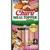 Churu Meal Topper Hondenvoer Chicken & Salmon 4 x 14 gr^Inaba New