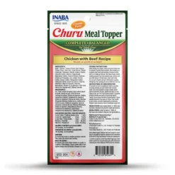 Sale Churu Meal Topper Hondenvoer Chicken & Beef 4 x 14 gr Hondenvoer