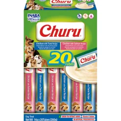 Churu Puree Hondensnack Multipack Seafood 20 x 14 gr^Inaba Outlet