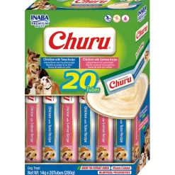 Churu Puree Hondensnack Multipack Seafood 20 x 14 gr^Inaba Outlet
