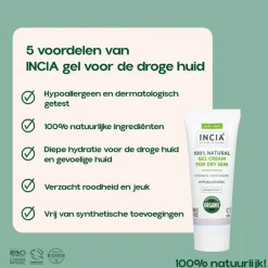 Online 100% Natuurlijke Gelcrème Droge Huid 60 ml Huidverzorging