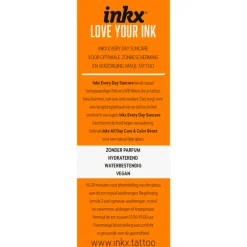 Tattoo Verzorging Everyday Zonnebrand crème SPF 50 50 ml Huidverzorging|Zonbescherming