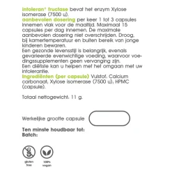 Fructase 36 capsules^Intoleran Clearance