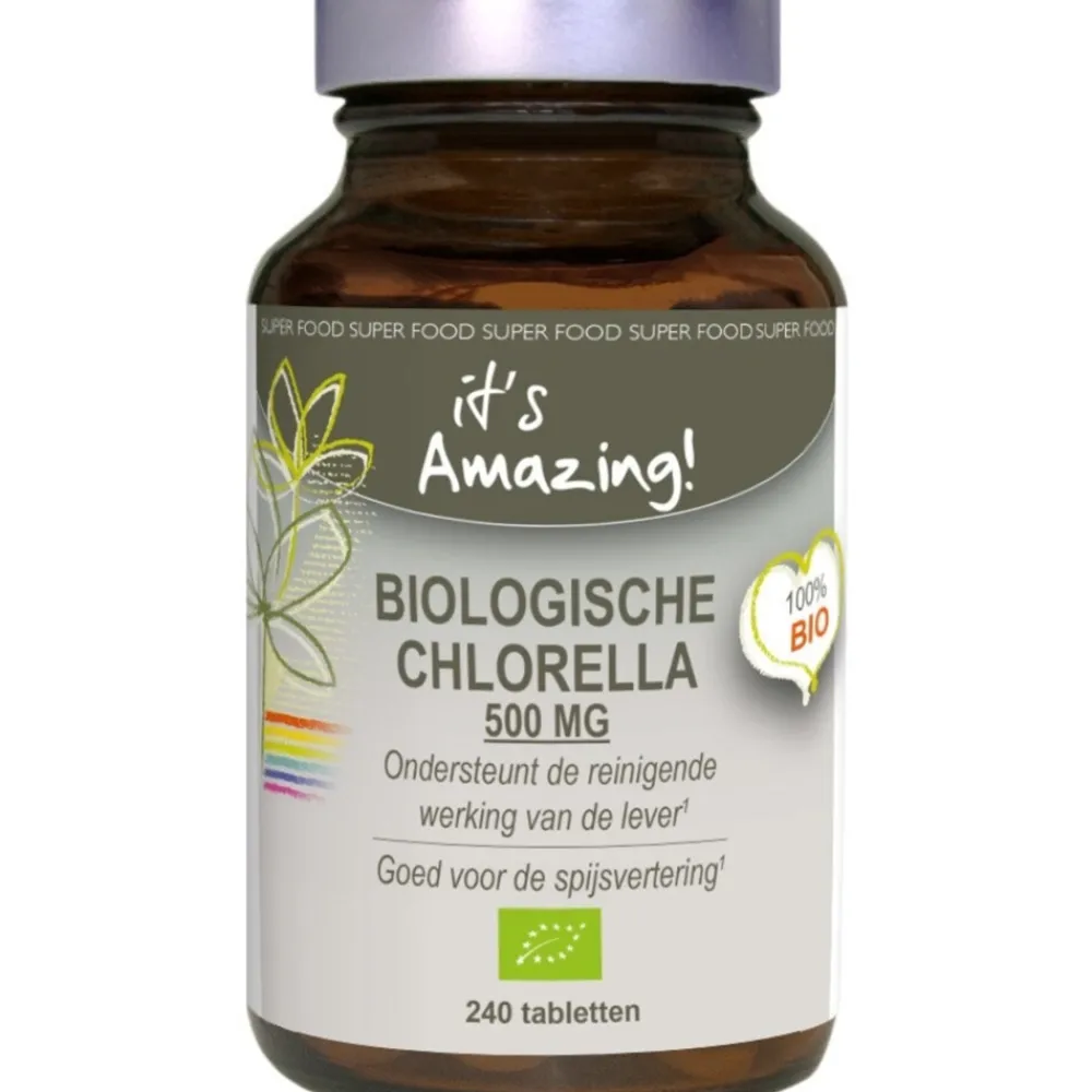 It's Amazing Biologische Chlorella 500 mg 240 tabletten^Its Amazing