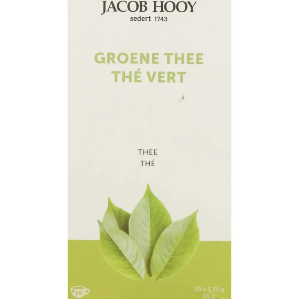 Thee<Jacob Hooy Groene Thee 20 stuks