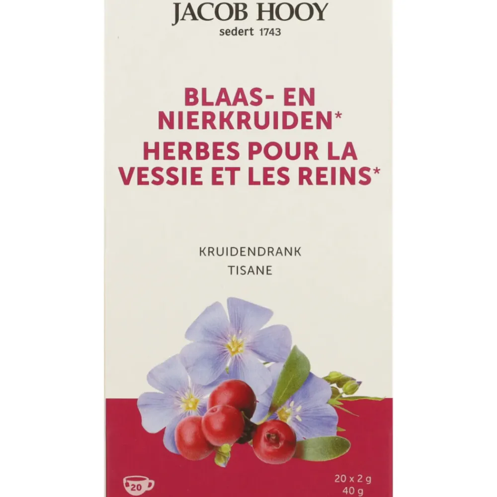 Thee Blaas en Nierkruiden 20 stuks^Jacob Hooy Discount