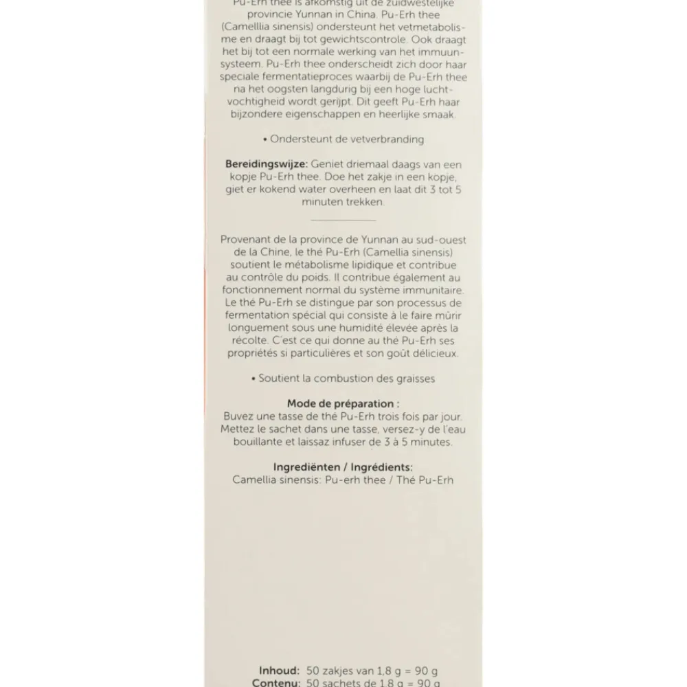 Thee Pu Erht 50 stuks^Jacob Hooy Best