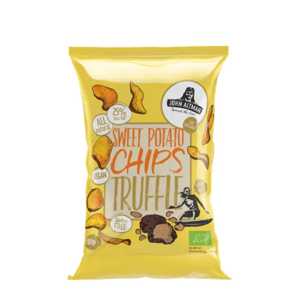 Zoete Aardappel Chips Truffel 90 gr^John Altman Outlet