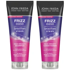Conditioner|Shampoo<John Frieda Frizz Ease Brazillian Sleek - Shampoo 1x 250 ml & Conditioner 1x 250 ml - Pakket
