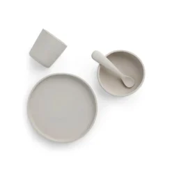 Servies & Drinkbekers<Jollein Siliconen Kinderserviesset Nougat