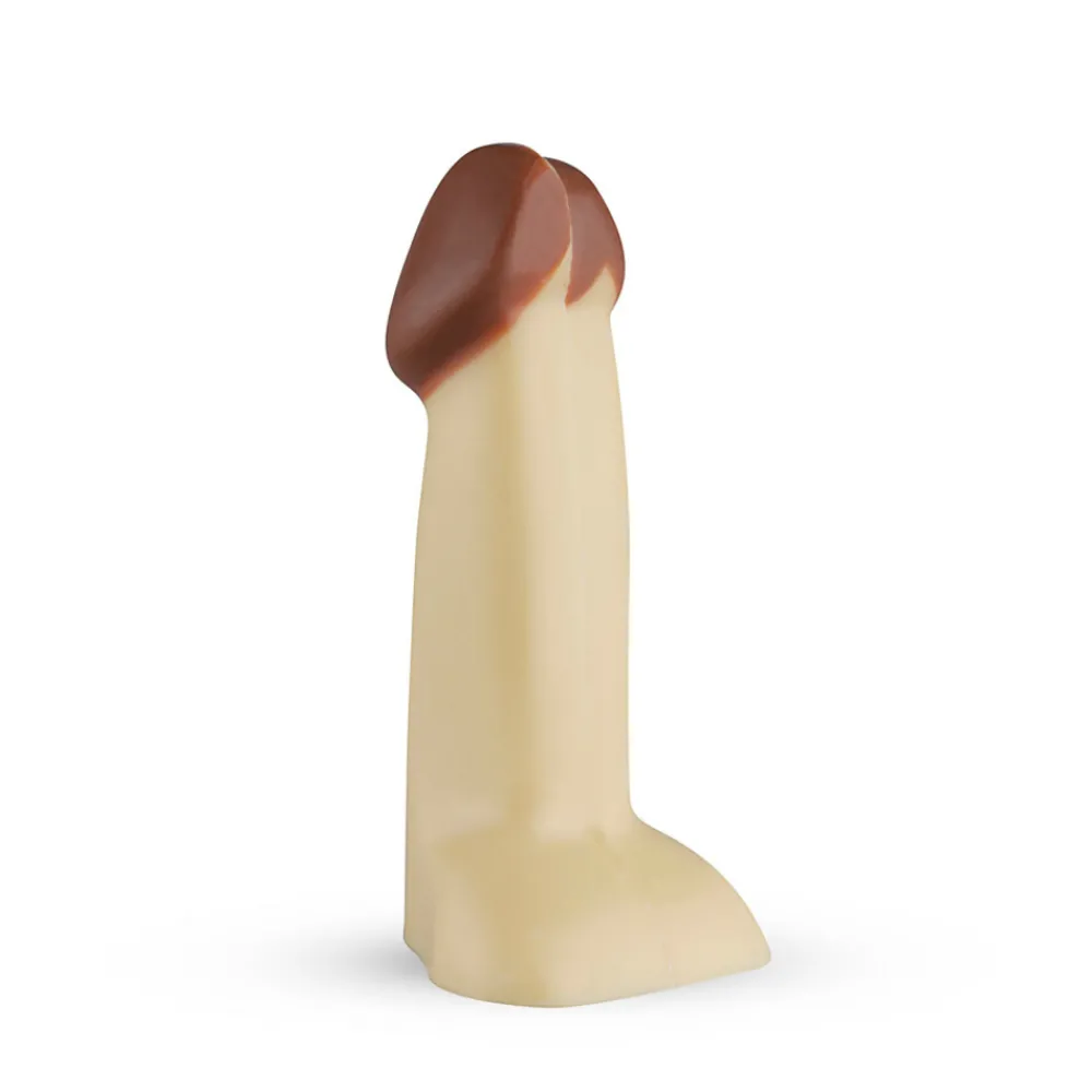 Intieme Hulpmiddelen< Jongeheer Penis Chocolade Wit 100 gr