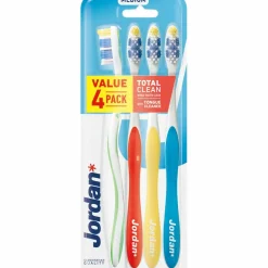 Tandenborstel Total Clean Medium 4-pack 4 stuks^Jordan Hot