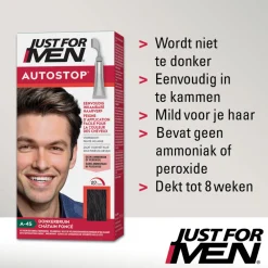 Autostop Haarverf Donkerbruin A45 35 gr^Just for Men New