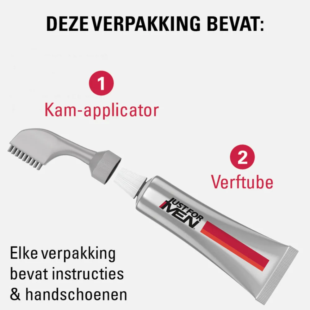 Autostop Haarverf Donkerbruin A45 35 gr^Just for Men New