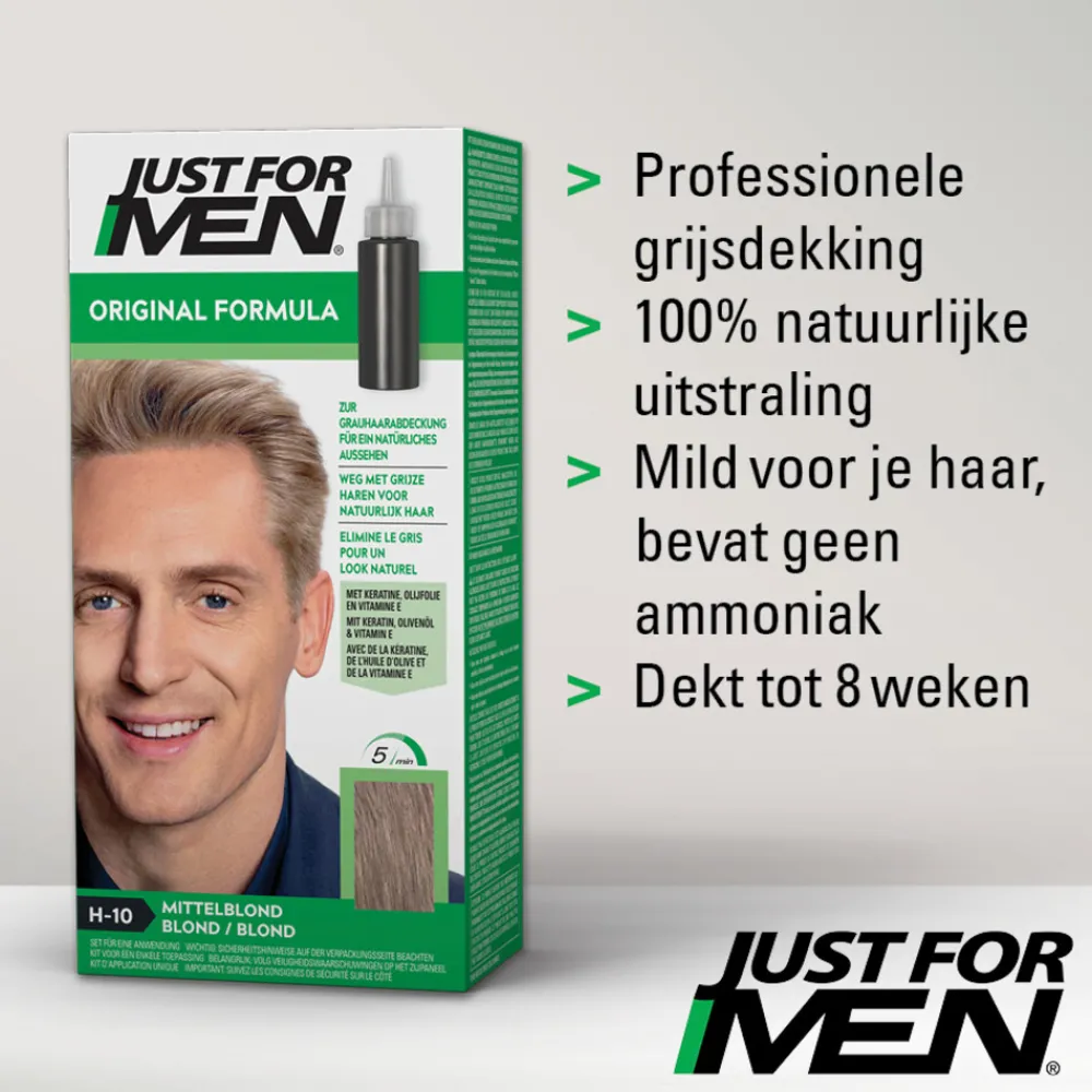 Haarkleuring<Just for Men Haarkleuring Blond H10 1 set