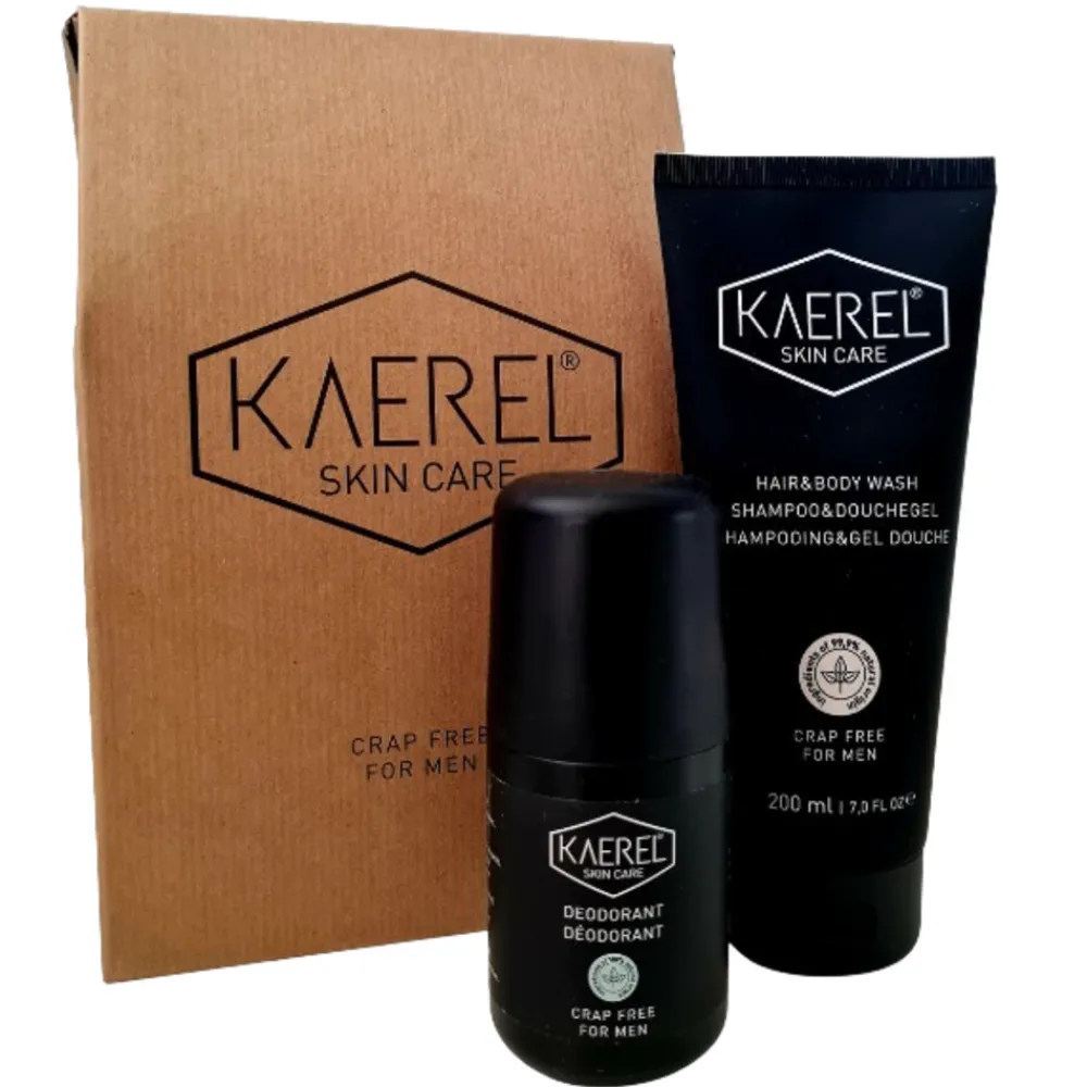 Starter Set Shampoo & Douchegel 200 ml + Deodorant 75 ml 1 set^Kaerel