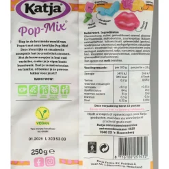 Snoep<Katja Pop Mix 250 gr