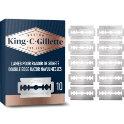 Double Edge Safety Razor Navulling Scheermesjes 10 stuks^King C. Gillette Clearance