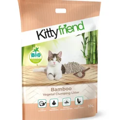 New Kattenbakvulling Vegetal Bamboo Clumping Litter 10 liter Kattenbakvulling