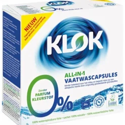 Machineafwas<Klok Vaatwascapsules All In One 26 stuks