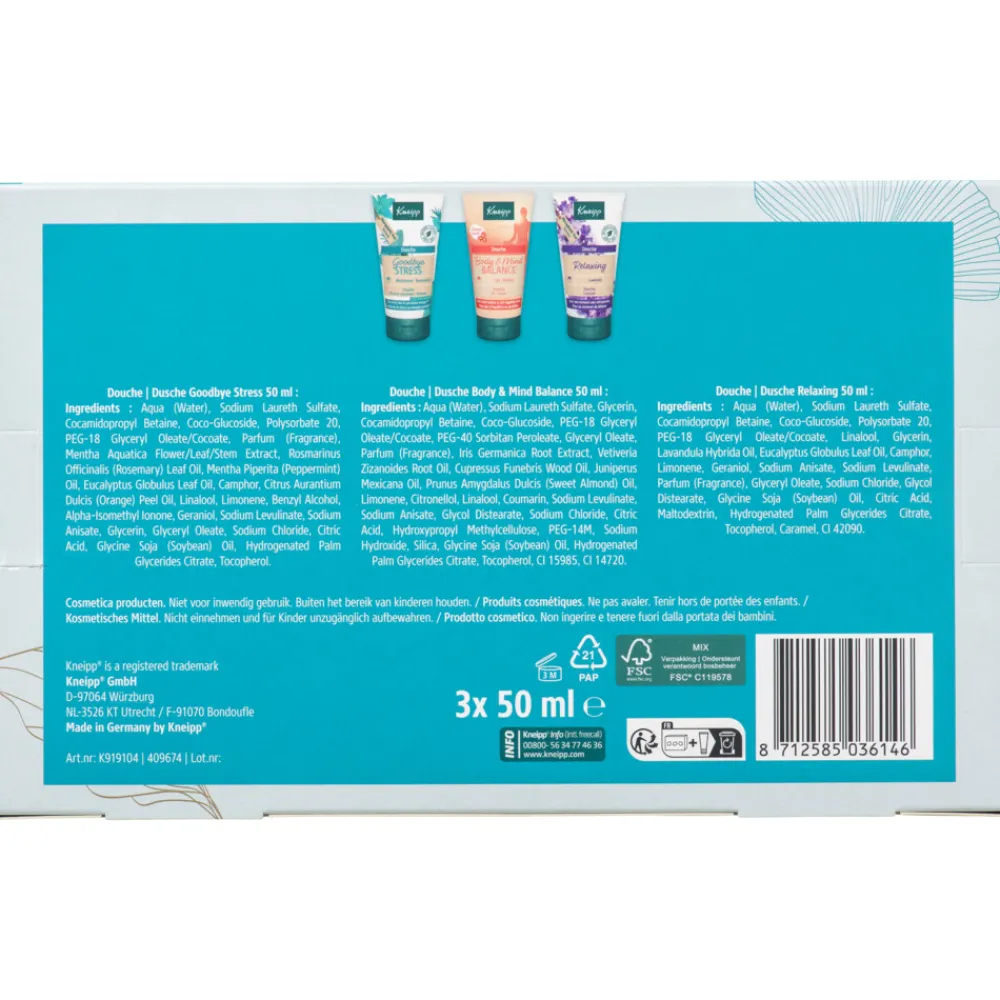 Geschenkset Shower Moments 4 stuks^Kneipp Sale