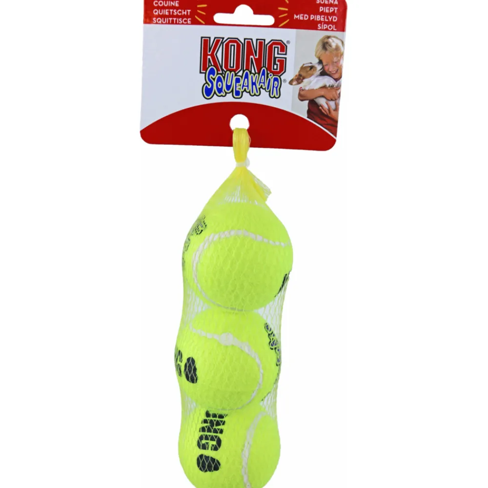 Speelgoed<Kong Squeakair Tennisbal Multipack M 3 stuks