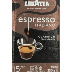 Koffie<Lavazza Espresso Italiano Classico filterkoffie 250 gr