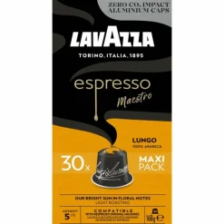 Koffie<Lavazza Espresso Koffiecups Lungo 30 stuks