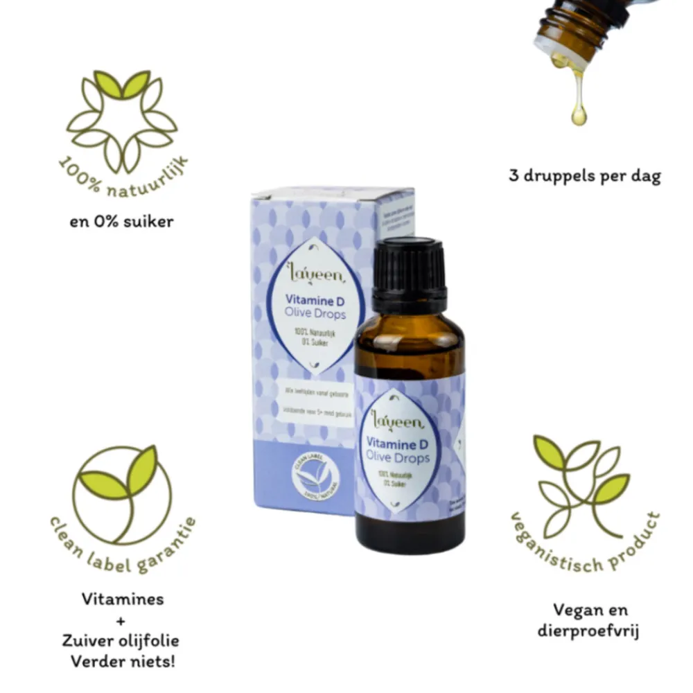 Olive Drops Vitamine D 30 ml^Laveen Outlet